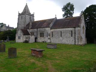 photo of All Saints' Church burial ground